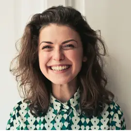 lady smiling after using Laundry Masher